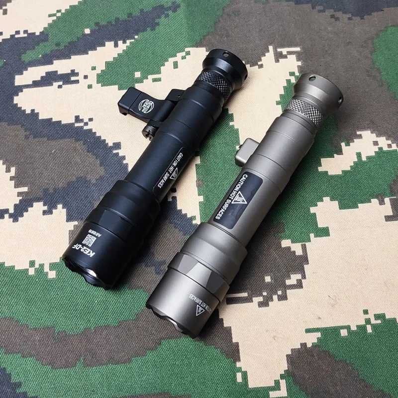 Sotac Tactical Air Gun SF M640 M640DF Light Outdoor Rifle Flashlight Weapon LED Light Accessories 20mm Rail X250318