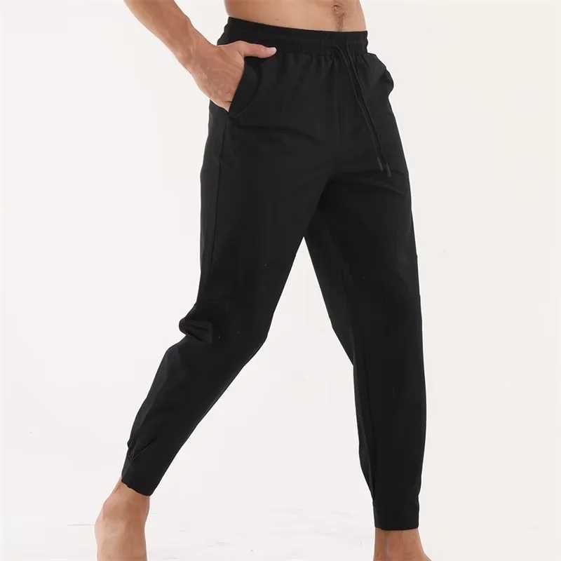 New Woven Sports Pants Mens Fitness Trousers Spring Autumn Thin Loose Quick-Drying Stretchy sweatpants Running Training Pants W250318