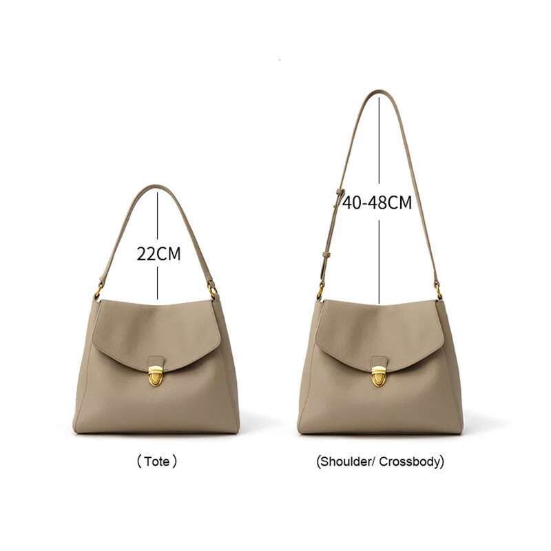 Genuine Women Casual Tote Bags 2024 High Quality Classic Versatile Handbags Ladies Soft Leather Shoulder Messenger Bag