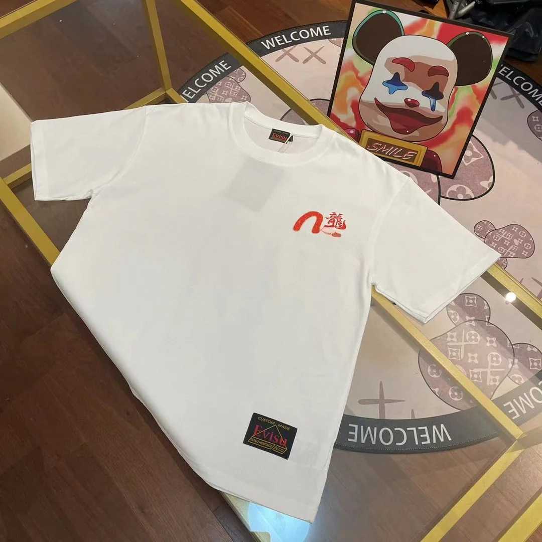 2024 New Japanese Childrens Cotton Short Sleeve T-shirt Summer Mens and Womens Letter Print Breathable Round Neck T-shirt TopT250318