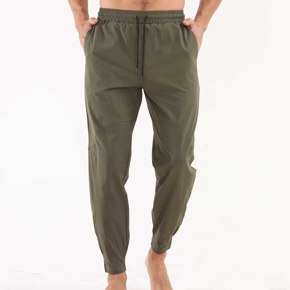 2024 Outdoor Pants Men Quick Dry Running Hiking Pants Elastic Lightweight Yoga Fitness Exercise Sweatpants Joggers W250318