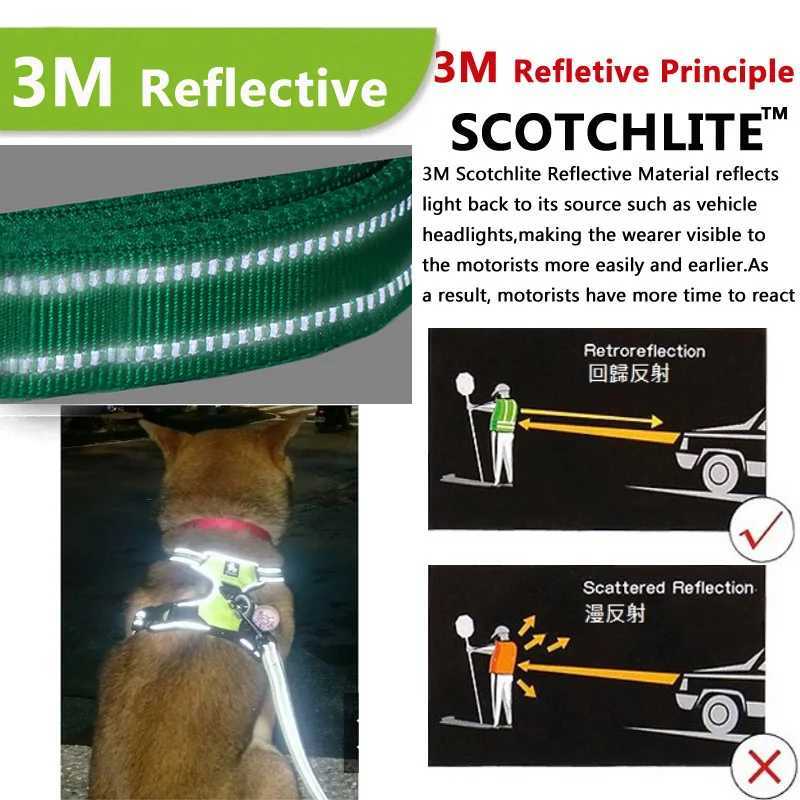 Pet dog harness reflective adjustable breathable vest chest strap suitable for small medium large dogs cats puppies collars dog accessoriesT250318
