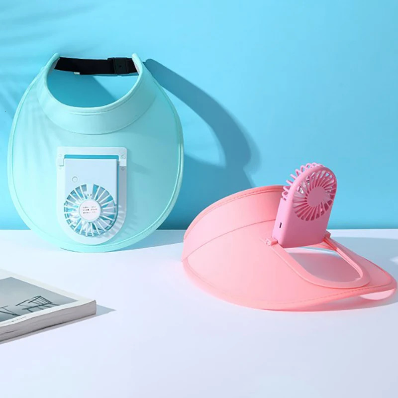 Breathable Cooling Fan Hat Sunscreen Fan Sun Visor Hat Fishing Hat Cooling Peaked Cap Hat Usb Charging Hat Fan For Sport Sunhat 250313