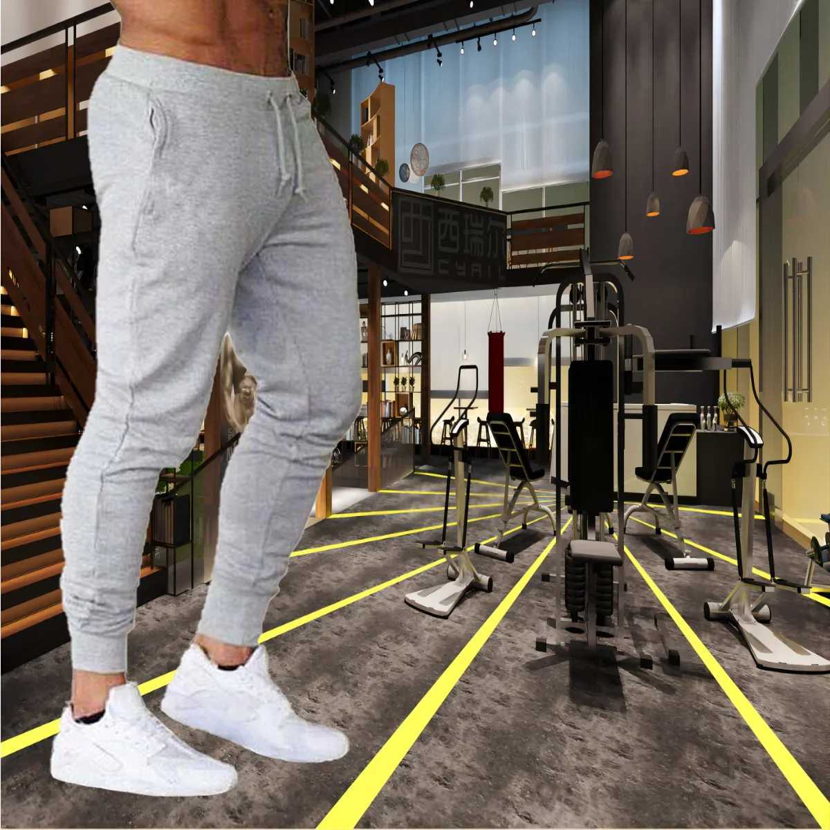 Mens Sport Pants Running Pants With Zipper Pockets Soccer Training Jogging Sports Trousers Fitness Football Leggings Sweatpants W250318
