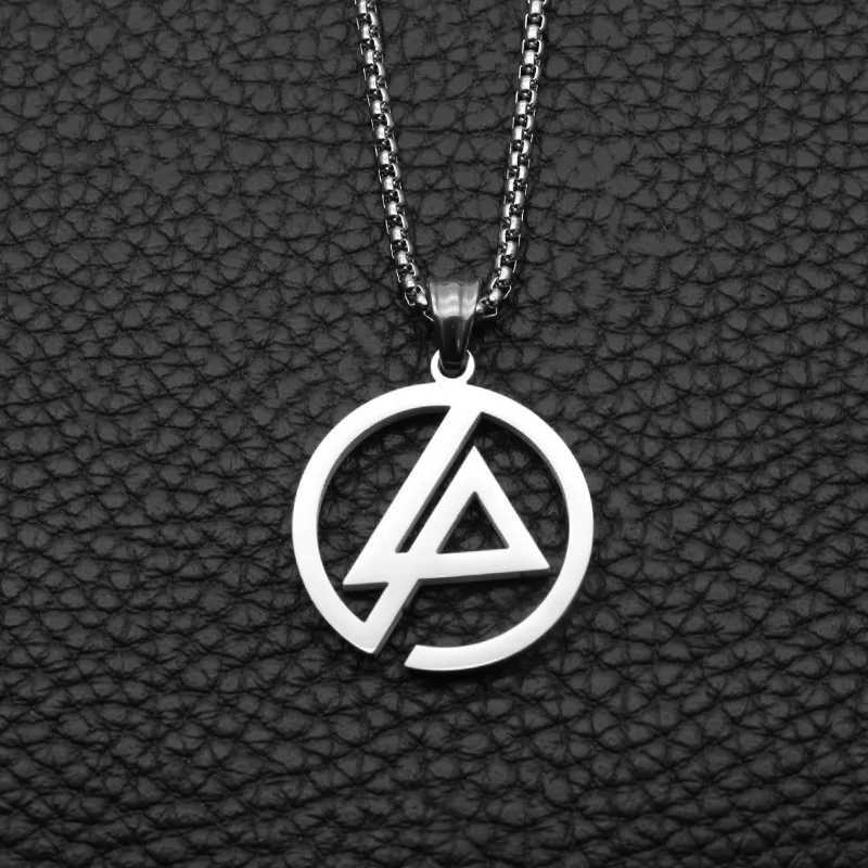 Fashion Geometric Pendant Men Necklace Square Round Tag Street Rock Women Retro Titanium Steel Accessories Hot Sale W250318