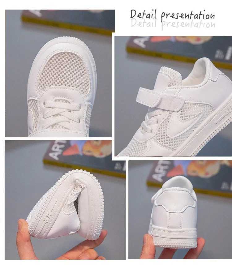 Boys and girls sports board shoes childrens soft sole non slip breathable and comfortable Veo running shoes childrens casual mesh shoes W250318