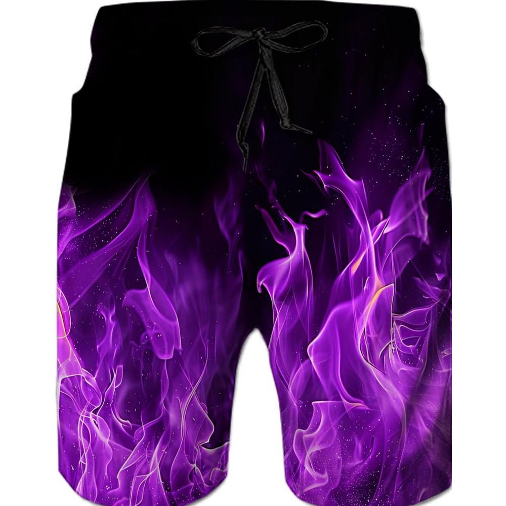 Men's Swim Trunks Quick Dry 3D Printed Beach Board Shorts Cool Bathing Suits cool fashion