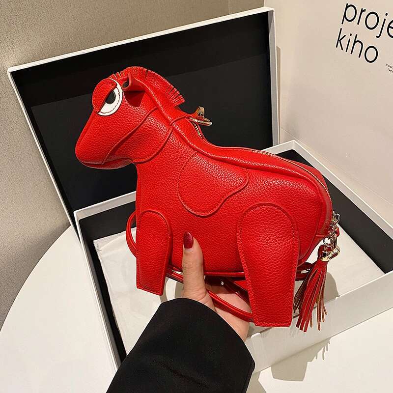 Cartoon Cute Bags For Women 2023 New Fashion Leather Funny Shoulder Woman High Quality Hip Hop Party Doll Crossbody Bag