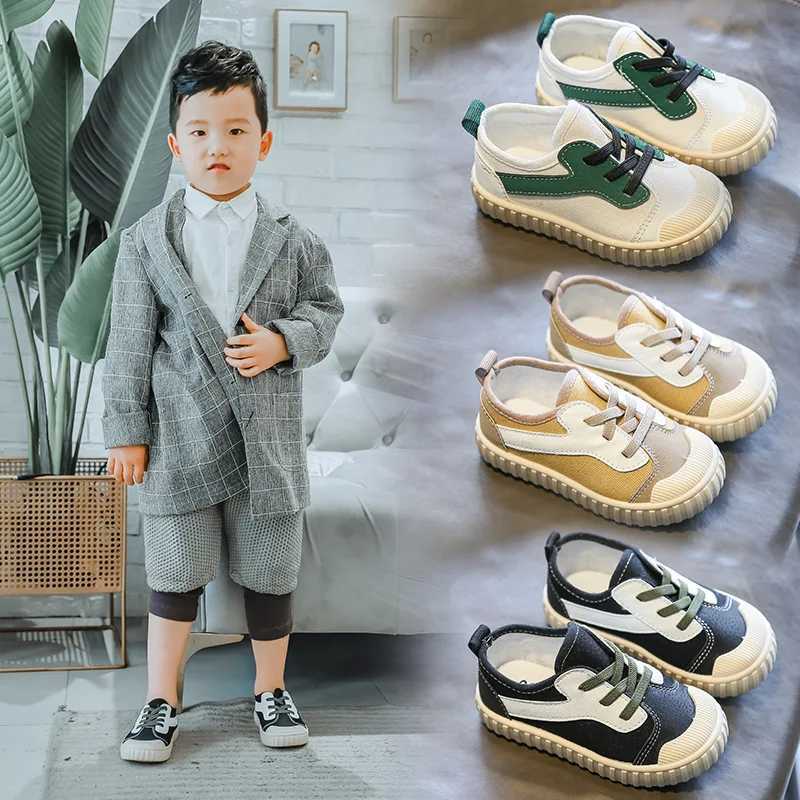 Childrens casual shoes boys sports shoes girls canvas shoes fashionable classic breathable soft spring/summer 2023 new childrens shoesXJ250318