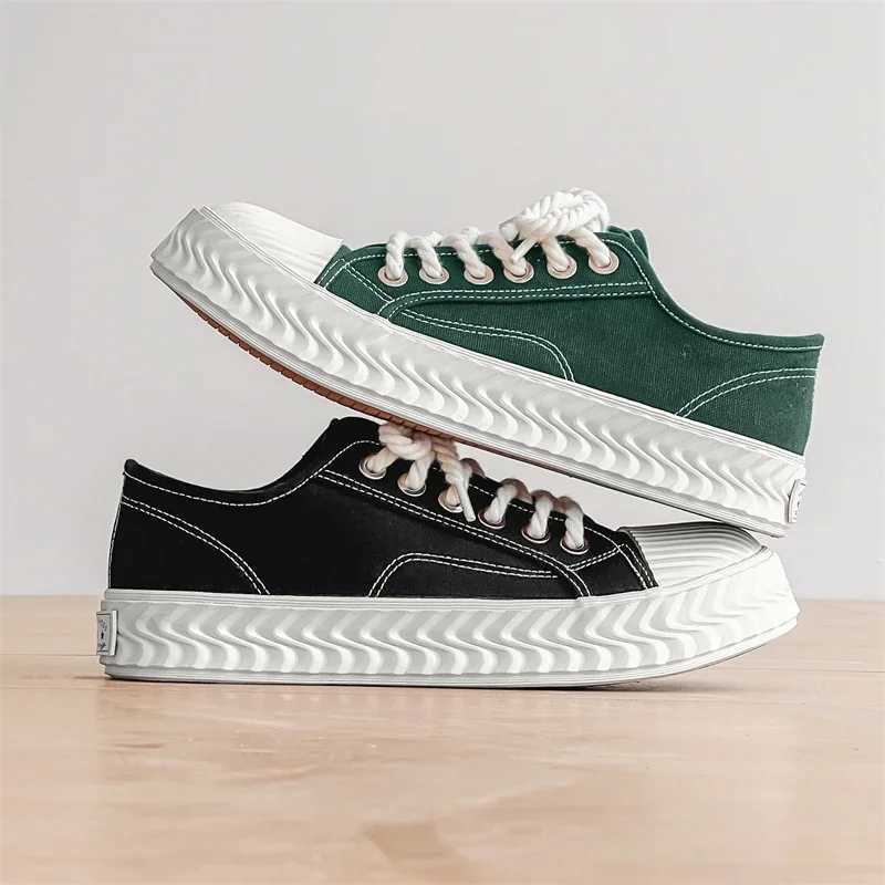 Mens Shoes Sneakers Summer Girl Canvas Shoes 2024 Breathable Thin Secti Thick Bott Casual Sneakers More Versatile Y250318