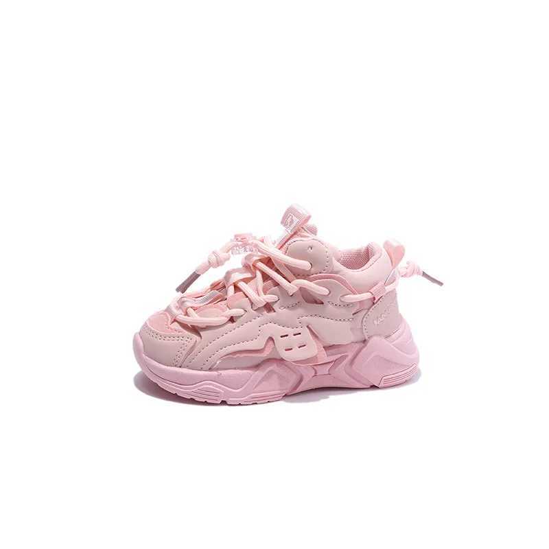 Plush childrens short and chubby sports shoes waterproof boys sports shoes comfortable arch support girls running childrens sports shoes W250318