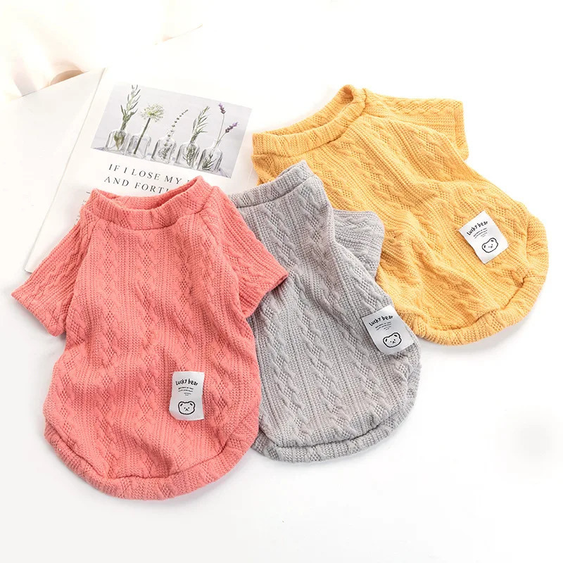 Mini Dog Winter Clothing ner y Jersey Wool Sweater Chihuahua York Bulldog Sphinx Cat Knitted 250318