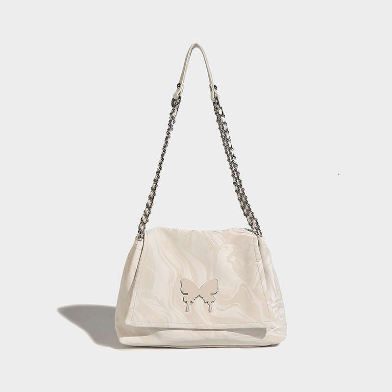 Women's Bags High end butterfly armpit large capacity, fashionable and versatile women's summer crossbody bag, handbag, shoulder bag