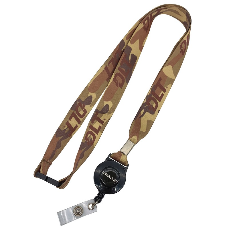 Customize LOGO to create exclusive brand Designer lanyard Retractable Reels Key Chains Neck Strap Lanyard Band for Id Badge Holder for Business School