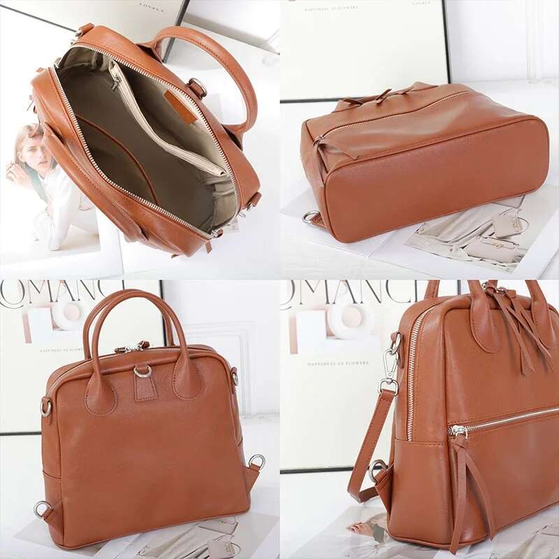Female Head Layer Cowhide Women Natural Cow Genuine Leather Lady Crossbody Bags Casual Shoulder Bag For Ladies Handbag