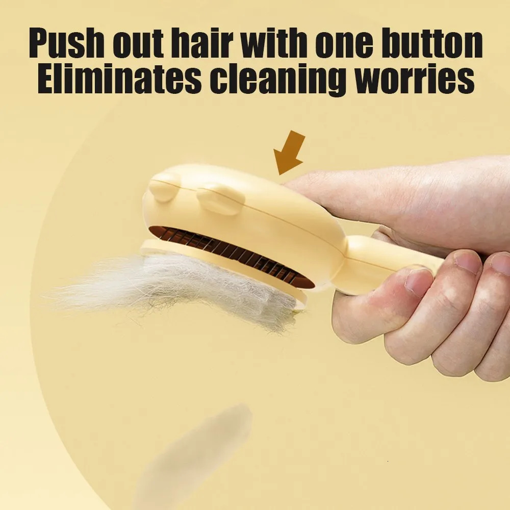 Cat Brush Pet Hair Removal Comb Grooming for Cats Dogs Pets Remover Massages Puppy Kitten Accessories 250318