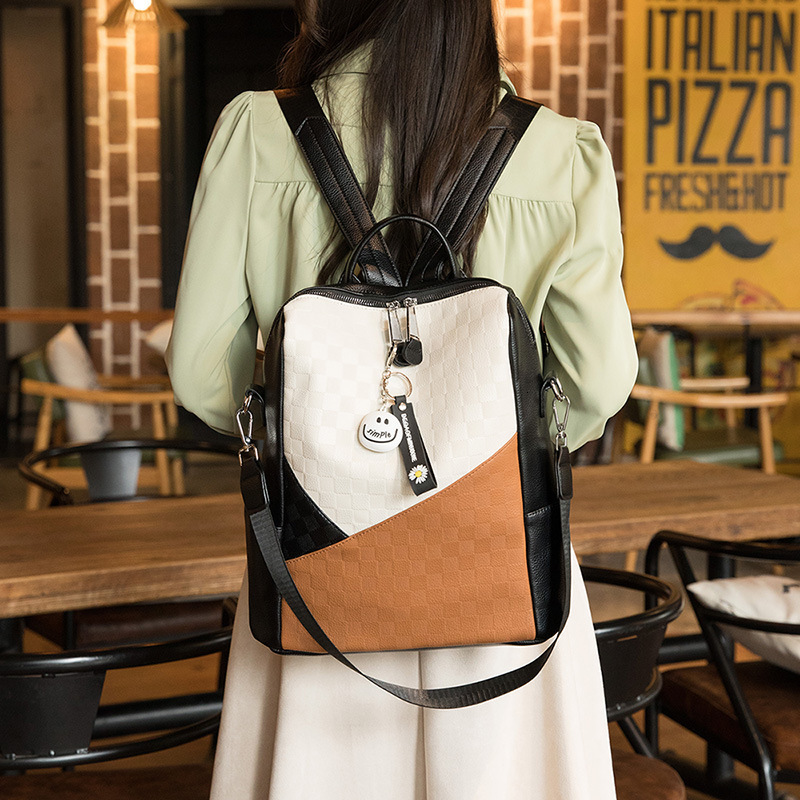 2025 New Couple Backpack High End Light Luxury Quality Multi Functional Leisure Fashion Designer Women S Shoulder Bag Outdoor Leisure Wallet Cosmetics