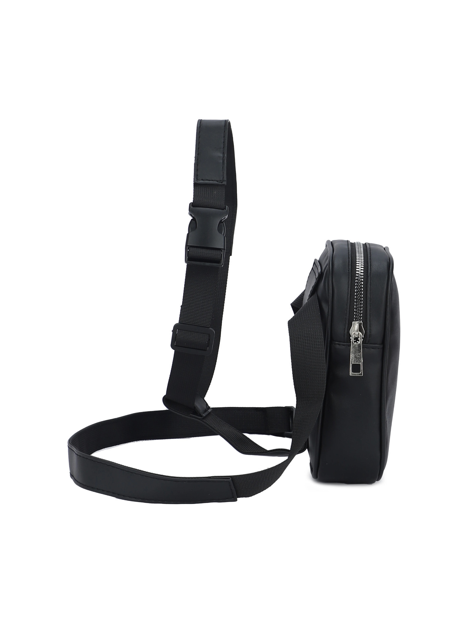 Trendy Stylish Black Women Waist Leg Belt Leather Cool Girl Bag Fanny Pack for Outdoor Hiking Motorcycle 250327