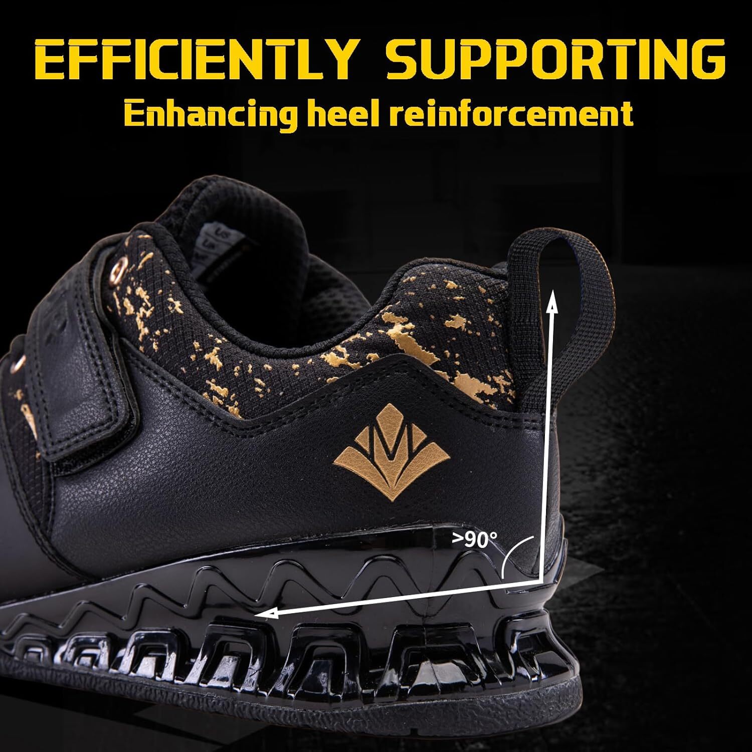 ManuEKLEAR hard pull shoes, men's strong anti slip lifting shoes, men's and women's professional training weightlifting shoes, rubber a