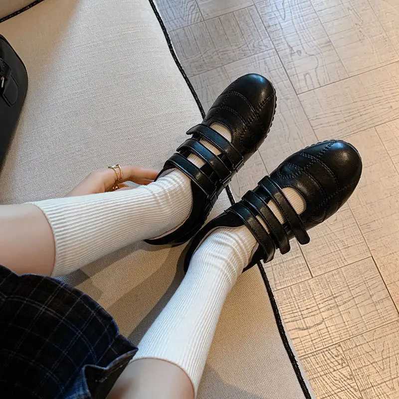 Arden Furtado Spring Sier sheepskin adds internal casual gym shoes round laces shoelaces flat German Army trainer aircraft large size Y250318