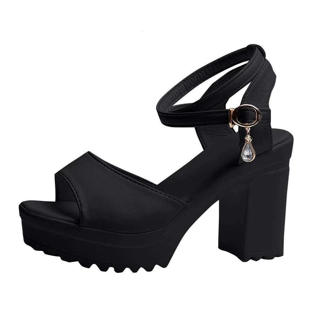 Women Shoes Fish Mouth Wedges Buckle Slope Woman Platform High Heels Sandals sandalias de mujer