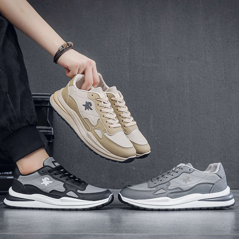 Internet celebrity thick soled dad breathable casual men's trendy male students running sports shoes