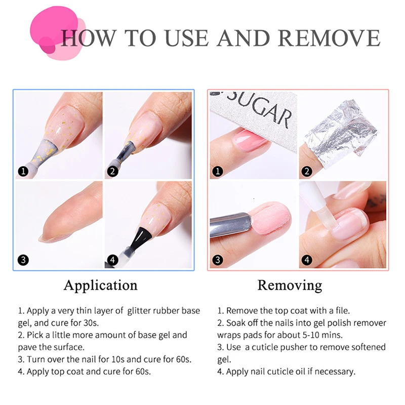 UR SUGAR 150g Rubber Base Gel Nail Polish Sparking Aurora Glitter Rubber Varnish Soak Off Semi permanent UV LED Gel Manicure 250314