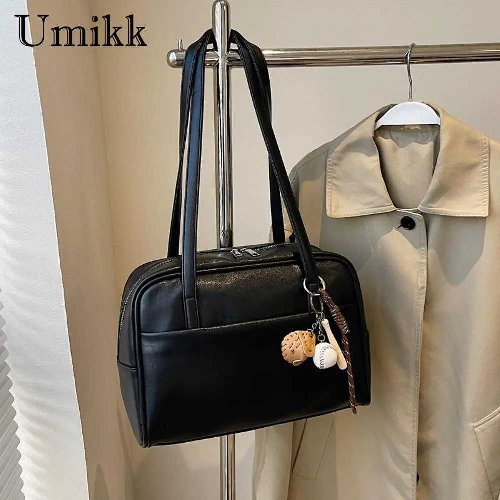 Wenpu shoe bag fashionable armrest bag large capacity Fi bottom bag zipper fashionable homeless bag retro shoe bag Y250318