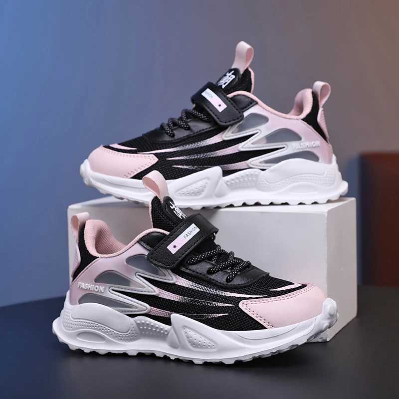 Girls outdoor running shoes adult casual sports shoes non slip childrens sports shoes breathable mesh surface W250318