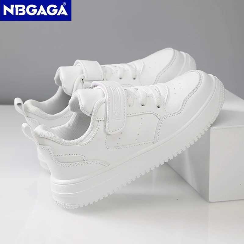 Childrens sports shoes boys casual shoes black leather flat shoes student walking shoes non slip girls shoes lightweight sports tennis shoes W250318
