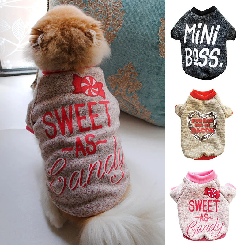 French Bulldog Dog Jacket Winter Clothing Print Hoodie Puppy Cat Sweater Pet Supplies 250318