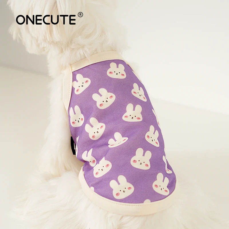 Pet Dog Vest Summer Cool Clothing Cartoon Animal Cute Breathable Yorkshire Chihuahua 250318