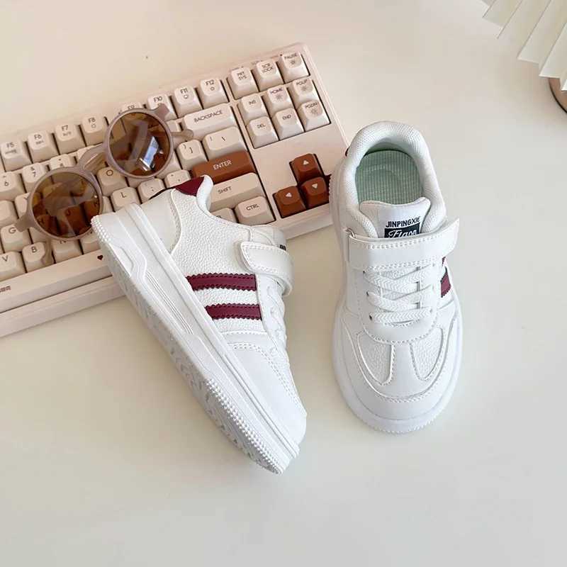 Kid Sneakers Silver Beige Non-slip New Sneakers for Children Boy Fashion Causal Versatile Girls Running Sports Shoes Hook Loop W250318