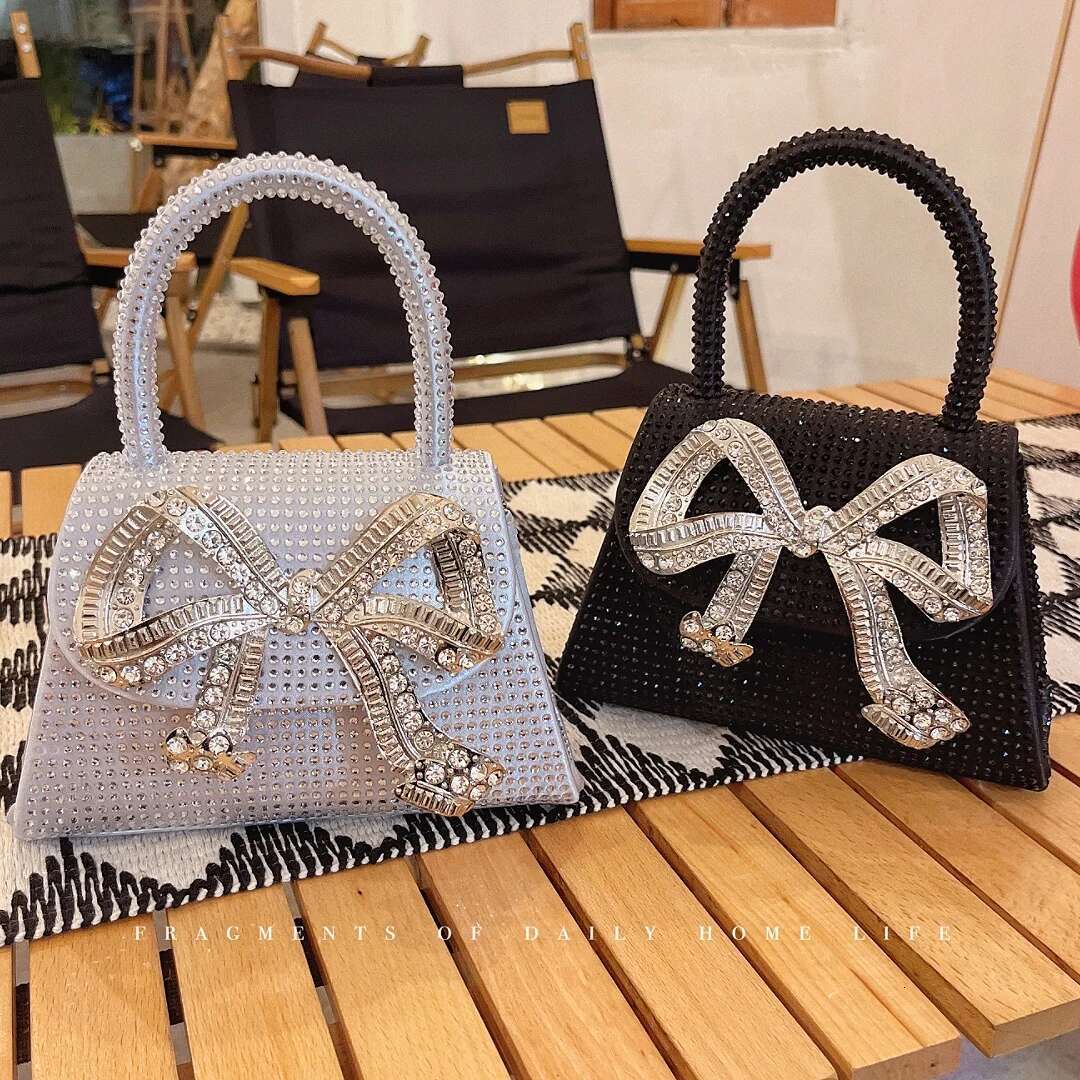 Bg Square Women's Handbag Glitter Shiny Rhies Dia Evening Wedding Party Clutch Purse Shoulder Bag