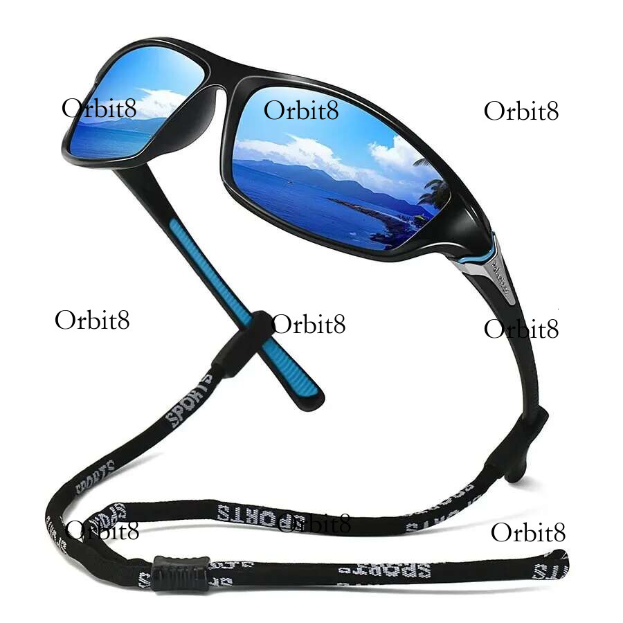Men And Women Outdoor Sports Polarized Sunglasses With Chain Cycg Climbing Skiing Fishing Vintage Sun Glasses UV400 Eyewear