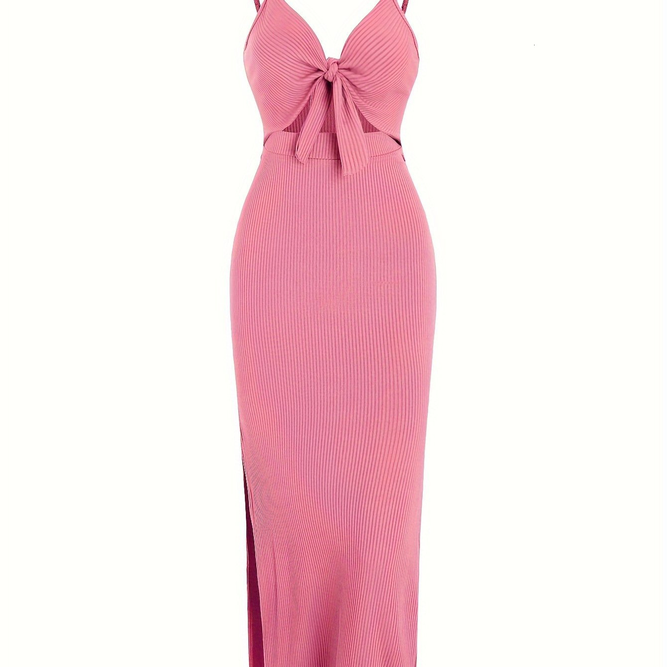 Summer Women's Fashion Temperament Sleeveless Camisole Backless Slim Fit Sexy Solid Color Dress For Women