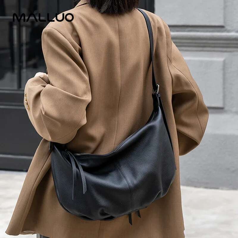 Women Natural Cow Genuine Leather Crossbody Bag Female Fashion Designer Shoulder Bags Ladies Cowhide Casual Retro Handbag