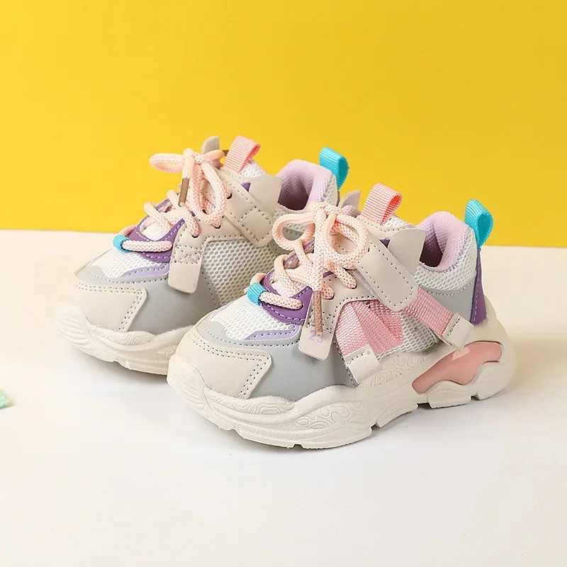 Childrens boys and girls casual sports shoes soft and breathable mesh running sports shoes preschool school fashion 2025 W250318