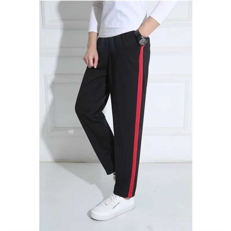 Unisex New Pants Casual Sweatpants Striped Bastic Trousers Pants Men Joggers Simple Work Pants W250318