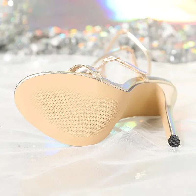 Eilyken Summer Narrow Band Buckle Strap Women Sandals Sexy Design High Heels Stripper Banquet Gladiator Open Toe Shoes