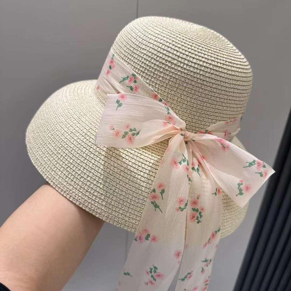 French elegant top children's summer countryside style, small edge fashion, straw hat, travel, sun protection, sunshade, fisherman hat