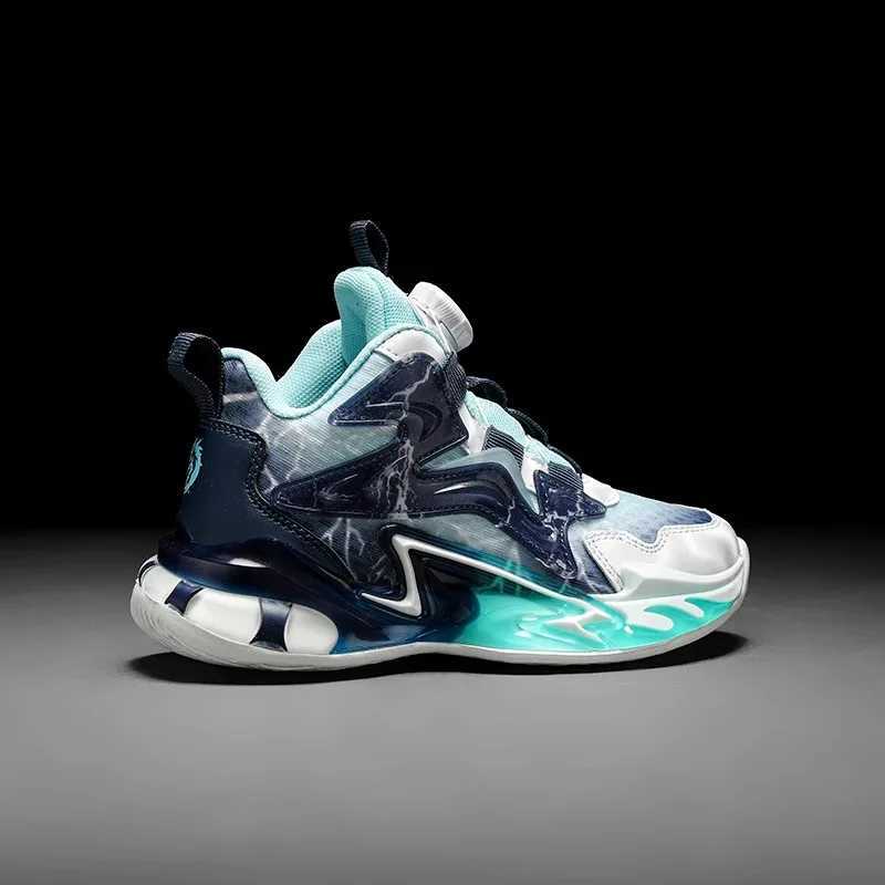 2025 New Boys Summer Basketball Shoes - Breathable Mesh Childrens Sports Shoes - Non slip Soft Bottom for Teenagers - Double Mesh Design W250318