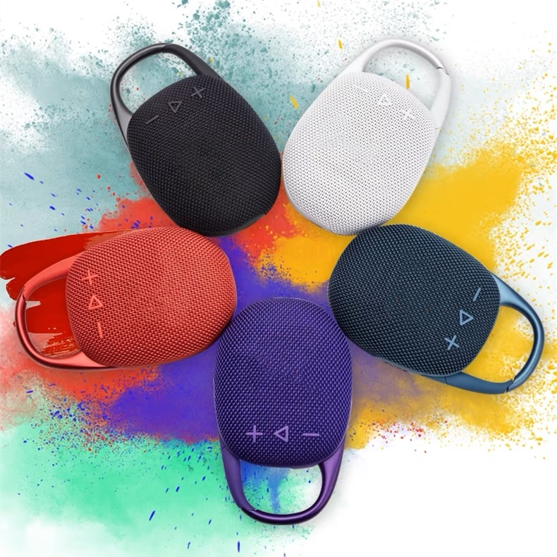 Mini Portable Speakers Clip 5 Wireless Bluetooth Speaker Outdoor Fitness Sports Speakers High quality Hook type speaker
