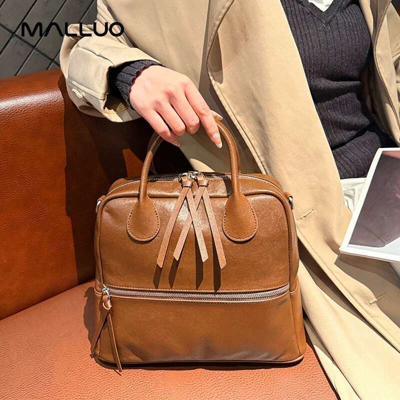 Female Head Layer Cowhide Women Natural Cow Genuine Leather Lady Crossbody Bags Casual Shoulder Bag For Ladies Handbag