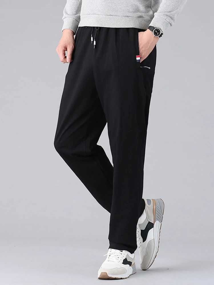 Spring and summer straight cotton sports pants mens sports shirt casual long track pants mens loose runner Trouser Plus size 8XL W250318