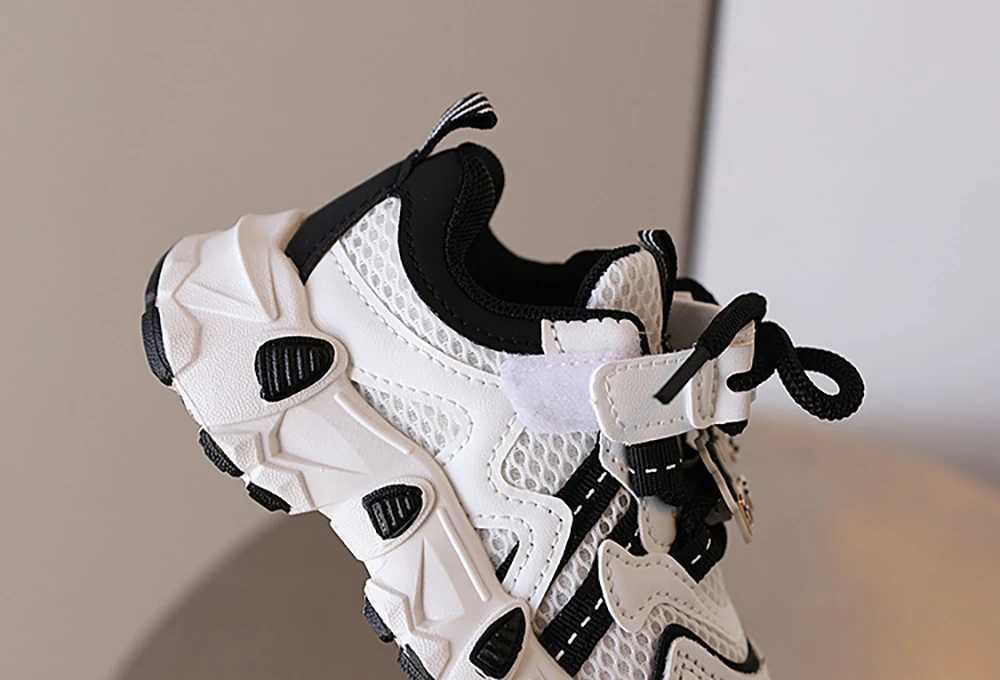 Trend Fashion Childrens Sports Shoes Mesh Breathable Childrens Shoes Suitable for Infants and Girls Ergonomic Anti slip Childrens Sports Shoes W250318