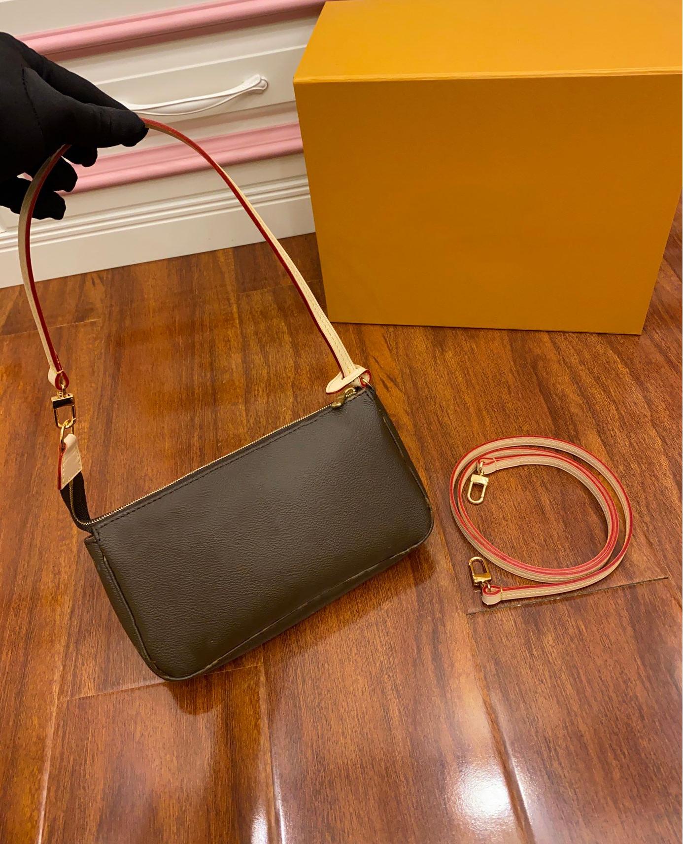 Shoulder Bags MINI POCHETTE ACCESSOIRES bag Designer Vintage Women CLUTCH Evening Shoulder Handbag Wrist Cross Body Bag Pouch Chain Wallet Coin Purse