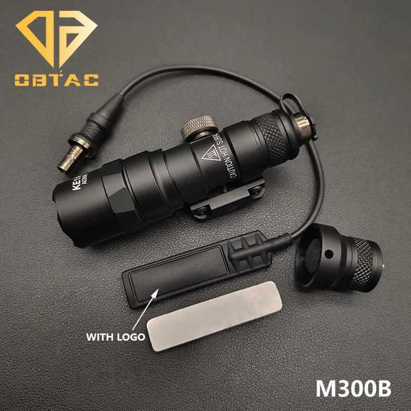 Sotac SF M600C M600 M300 Tactical Scout Light Rifle Weapon Flashlight LED Hunting Spotlight Momentary Pressure Pad Switch X250318