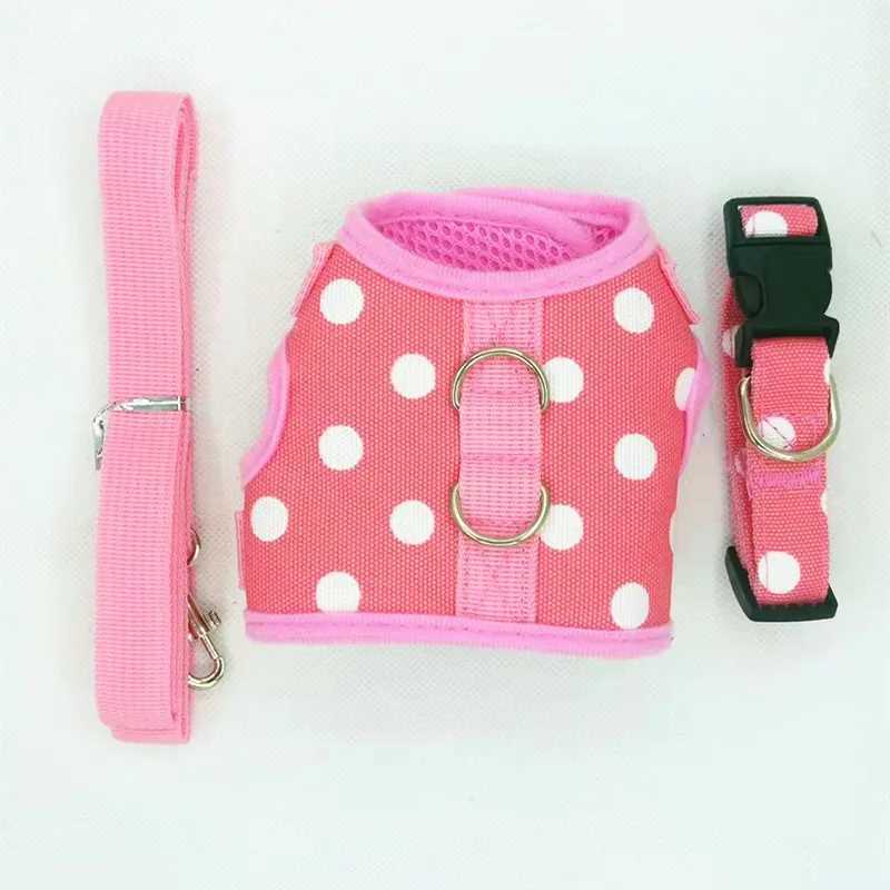 Cat bra and vest style reflective cat bra and vest strap anti release walking rope breathable pet bra and vest strapT250318
