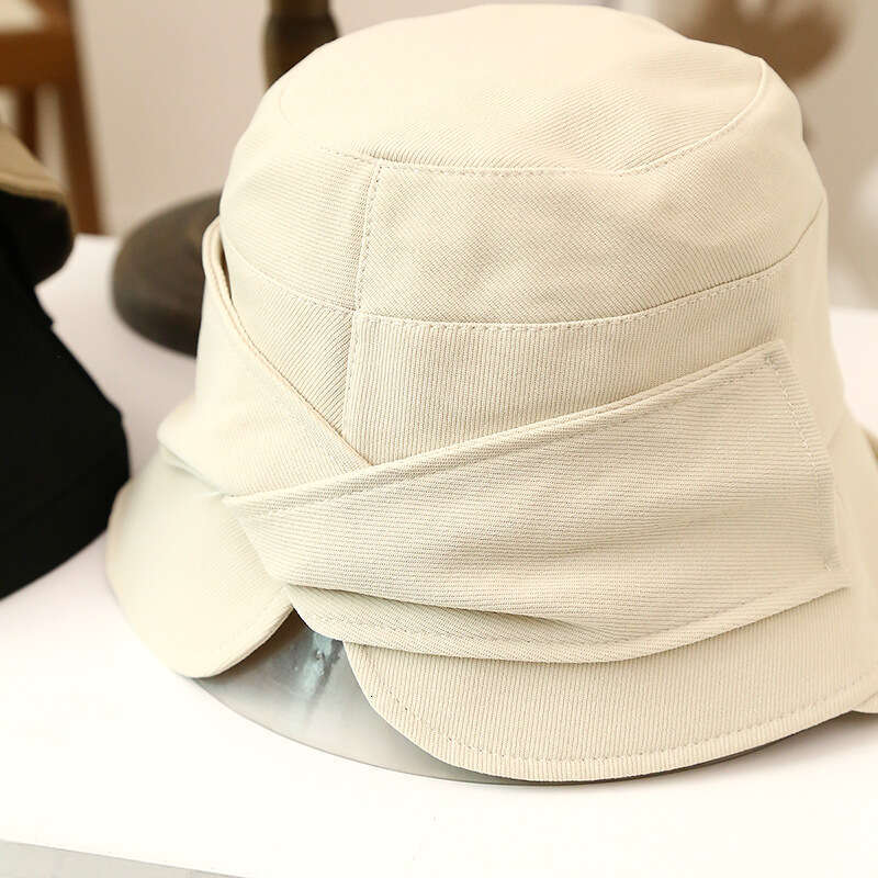 Women's Trendy Big Eaves Summer Fisherman's Casual Hepburn Style Sunscreen Bow Sunshade Hat